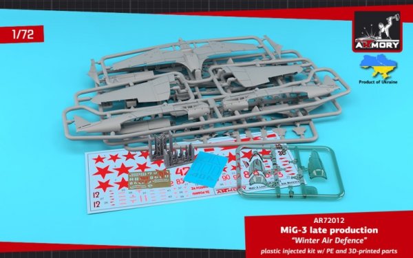 Armory Models 72012 MiG-3 late production - "Winter Air Defence" 1/72