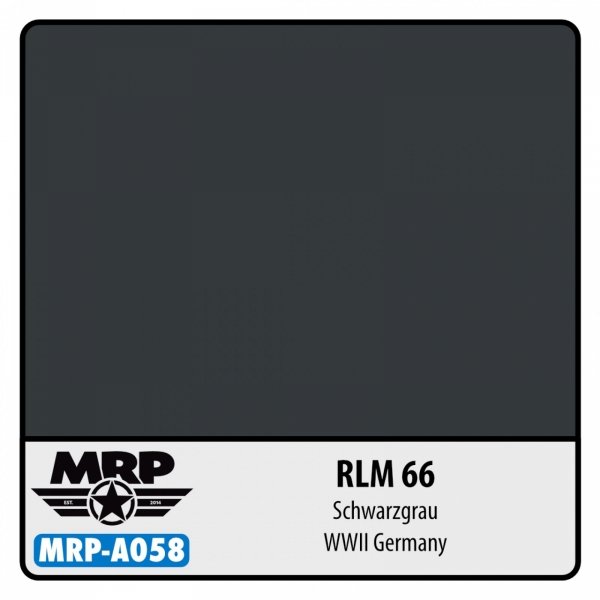 Mr. Paint MRP-A058 RLM 66 Schwarzgrau - aqua colors - 17ml