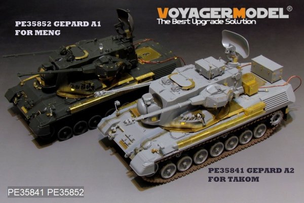 Voyager Model PE35852 Modern German Gepard A1 SPAAG Basic For MENG TS-030 1/35