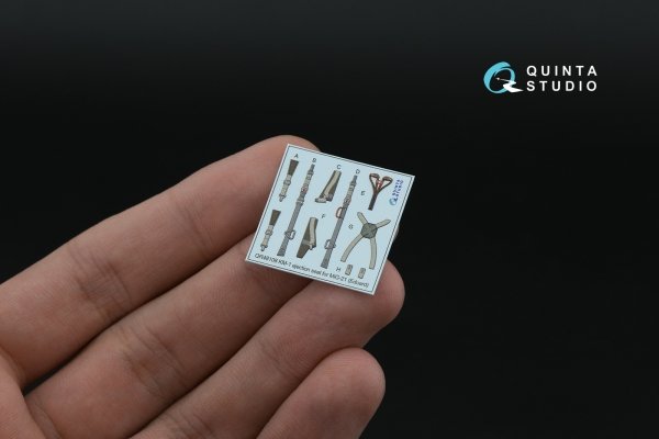 Quinta Studio QD+48551 MiG-21R (grey cockpit panels) 3D-Printed &amp; coloured Interior on decal paper (Eduard) (with 3D-printed resin parts) 1/48