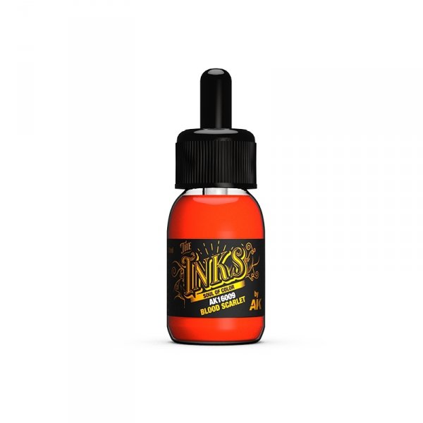 AK Interactive AK16009 BLOOD SCARLET – INK 30ml