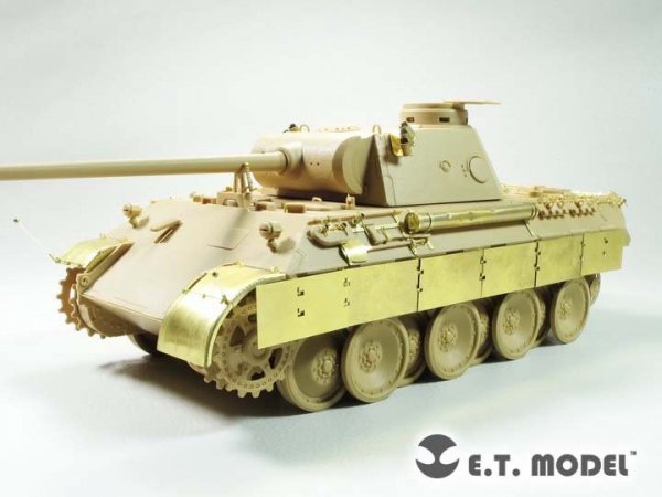 E.T. Model EA35-114 WWII German Panther D Fender &amp; Side Skirts For TAMIYA Kit 1/35