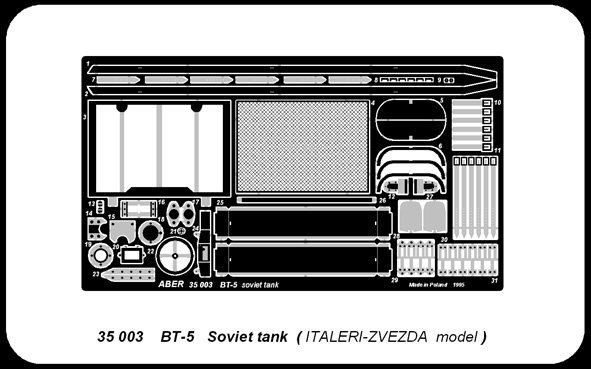 Aber 35003 Soviet tank BT-5 (ITA) (1:35)