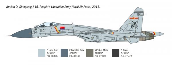 Italeri 0197 SU-33D Flanker-D 1/72