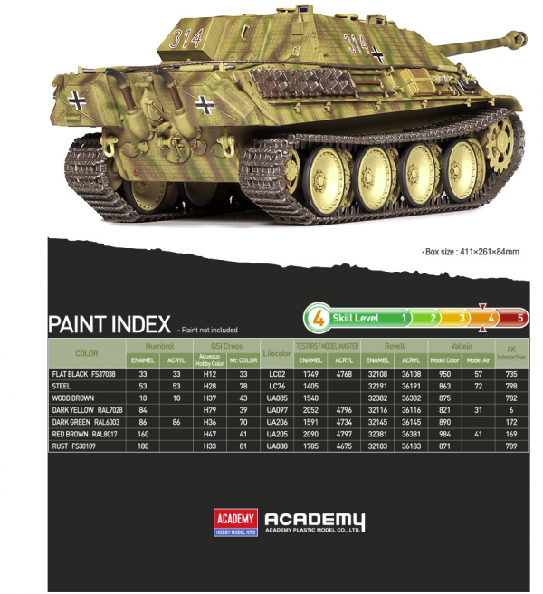 Academy 13539 German Sd.Kfz. 173 Jagdpanther Ausf.G1 1/35