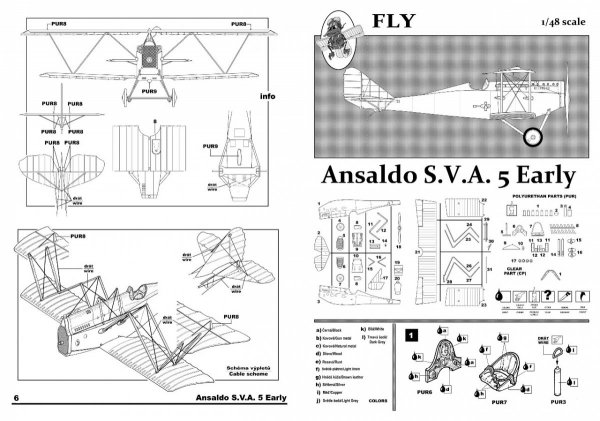 Fly 48018 Ansaldo S.V.A.5 International 1:48
