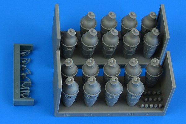Aires 2293 Gloster Meteor F.8/FR.9 combustion chambers for REVELL 1/32