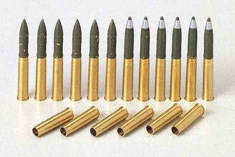 Tamiya 35191 M4 Sherman Brass 75mm projectiles 1/35