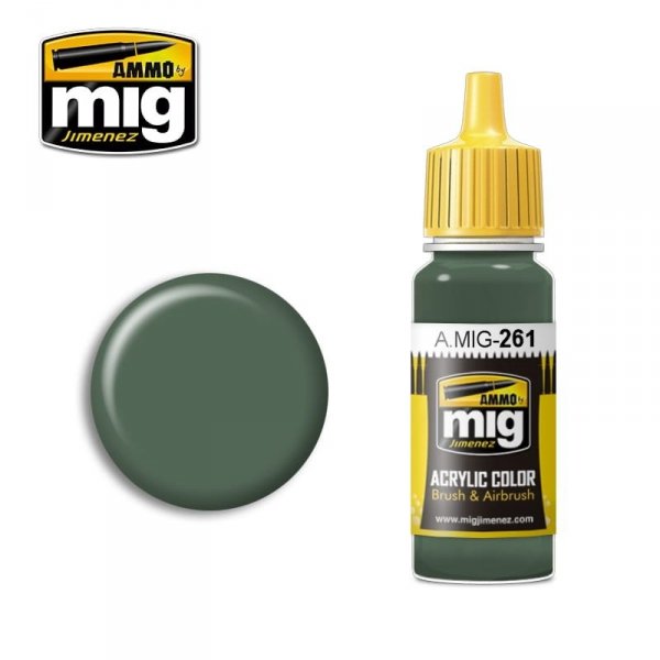 AMMO of Mig Jimenez 0261 - IJA Nakajima Green 17ml