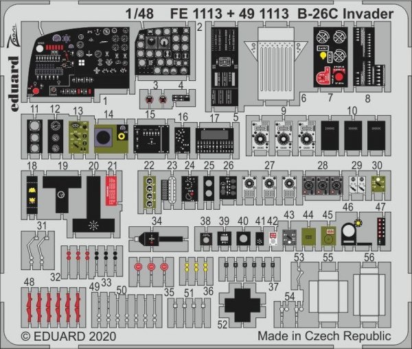 Eduard 491113 B-26C Invader 1/48 ICM