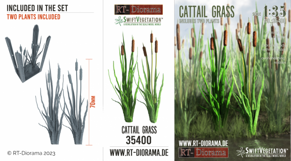 RT-Diorama 35400 Cattail Grass 1/35