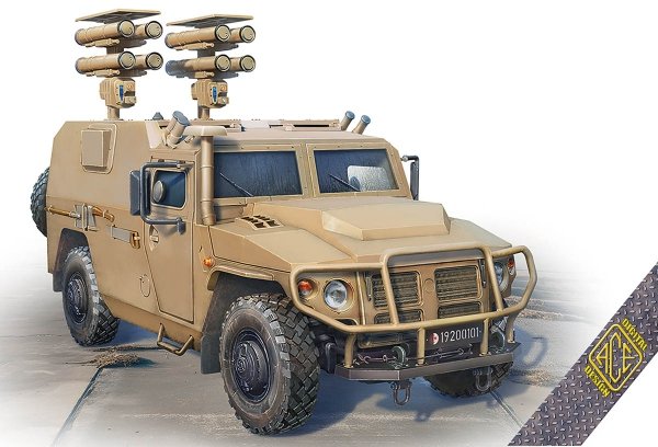 ACE 72180 Kornet-D ATGM complex on Tiger-M chassie 1/72