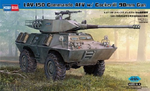 Hobby Boss 82422 LAV-150 Commando AFV w/ Cockerill 90mm Gun (1:35)
