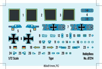 Hobby Boss 87214 Tiger UHT (German) (1:72)