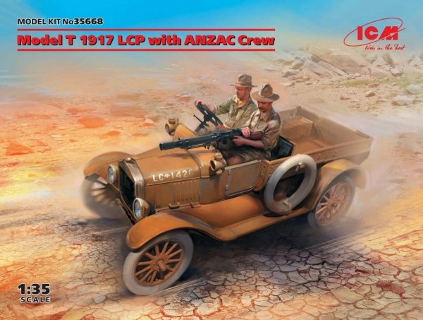 ICM 35668 Model T 1917 LCP with ANZAC Crew 1/35