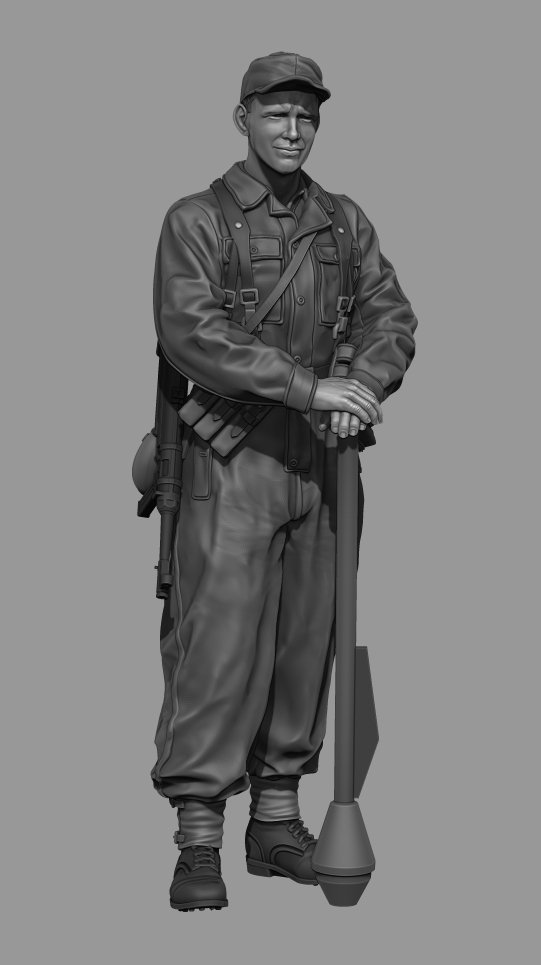 Panzer Art FI35-218 Panzerknacker in cammo coverall No2 1/35