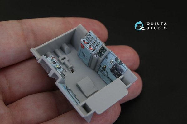 Quinta Studio QD32057 MiG-15bis 3D-Printed &amp; coloured Interior on decal paper (for Trumpeter kit) 1/32