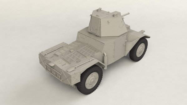 ICM 35377 Panzerspahwagen P 204 (f) with CDM turret, WWII German Armoured Vehicle 1/35