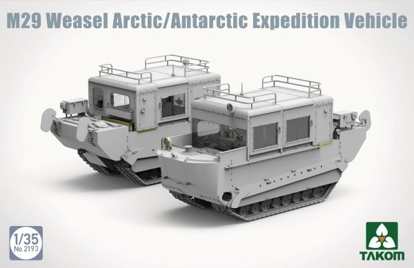 Takom 2193 M29 Weasel Arctic/Antarctic Expedition Vehicle 1/35