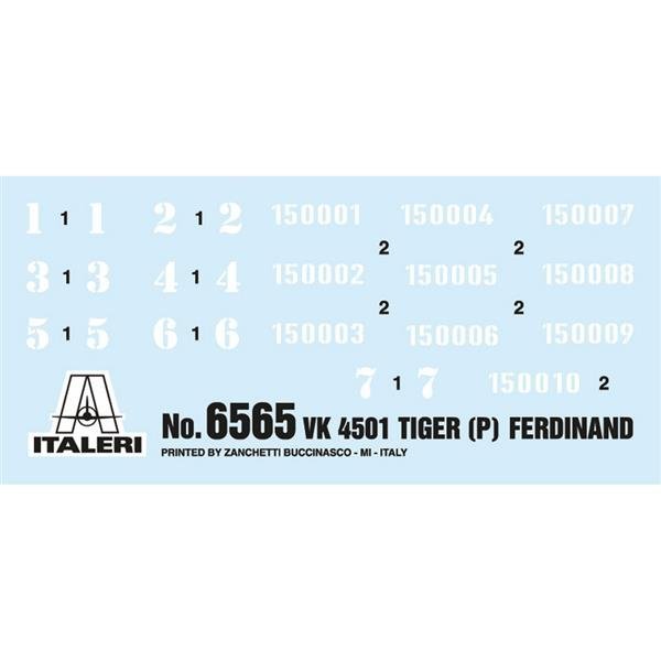 Italeri 6565 VK 4501 (P) TIGER FERDINAND 1/35