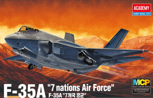 Academy 12561 F-35A '7 nations Air Force' 1/72