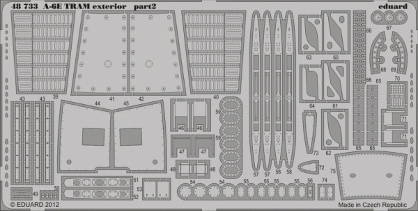 Eduard 48733 A-6E TRAM exterior 1/48 KINETIC MODEL