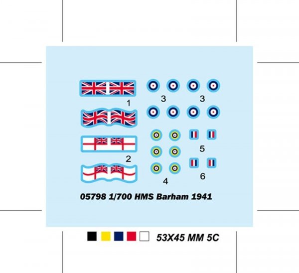 Trumpeter 05798 HMS Barham 1941 1:700