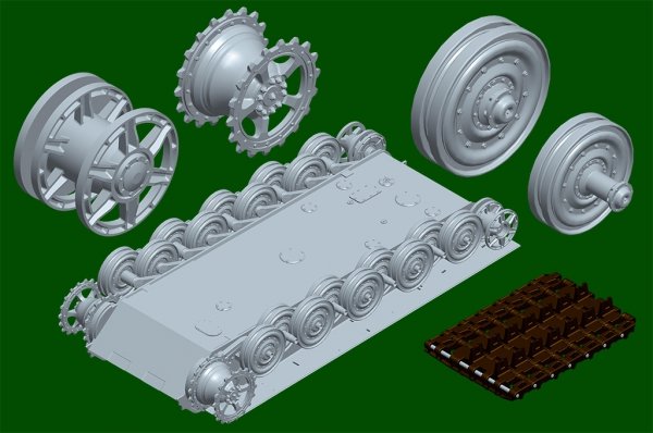 Trumpeter 00949 Pz.Kpfw.VI Sd.Kfz.182 Tiger II (Henschel 105mm) 1/16