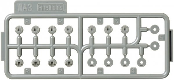 Fine Molds WA03 Type96 25mm Anti-Aircraft Guns [shielded type] for IJN Yamato &amp; Musashi 1/700