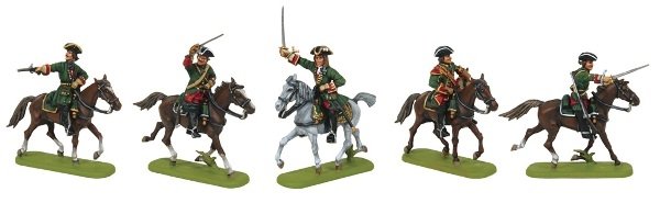 Zvezda 8072 Dragoons of Peter I 1/72