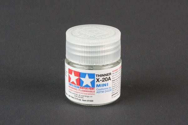 Tamiya 81020 X-20A Acrylic Thinner / Rozcieńczalnik do farb akrylowych 23ml