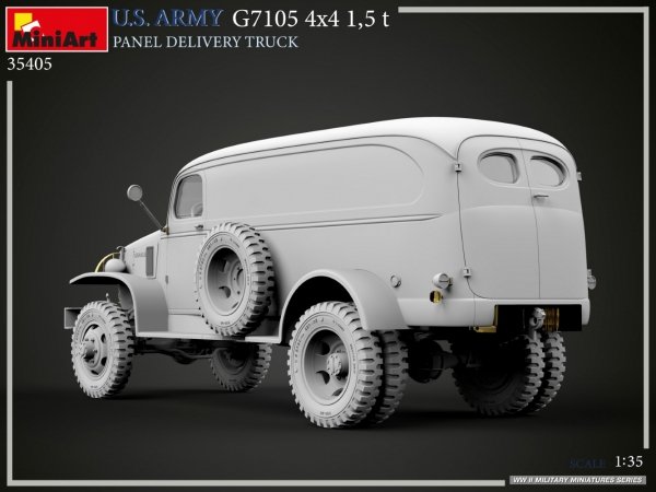 MiniArt 35405 U.S. ARMY G7105 4х4 1,5 t PANEL DELIVERY TRUCK 1/35