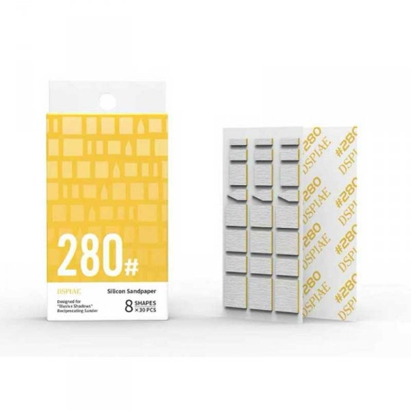 DSPIAE SS-ES02 Illusive Shadow Reciprocating Sander Dedicated Silicone File #280