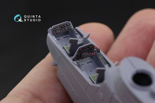 Quinta Studio QD72030 Ah-1G 3D-Printed &amp; coloured Interior on decal paper (Special Hobby/Revell) 1/72