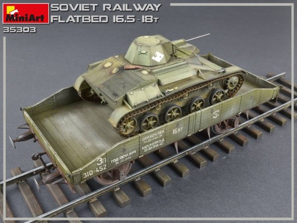 MiniArt 35303 Soviet Railway Flatbed 16,5-18t (1/35)