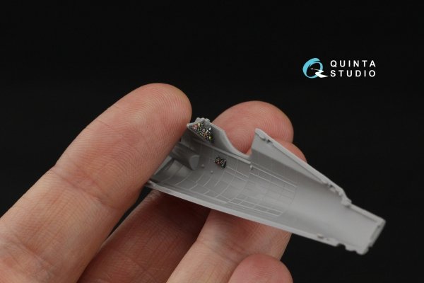 Quinta Studio QD72055 PZL P.11С 3D-Printed &amp; coloured Interior on decal paper (Arma Hobby) 1/72