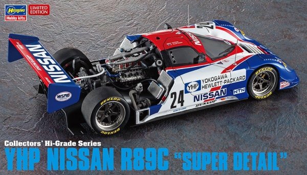 Hasegawa CH54 Collectors' Hi-Grade Series YHP Nissan R89C &quot;Super Detail&quot; 1/24