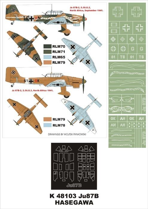 Montex K48103 Ju 87B-2(Snake) 1/48