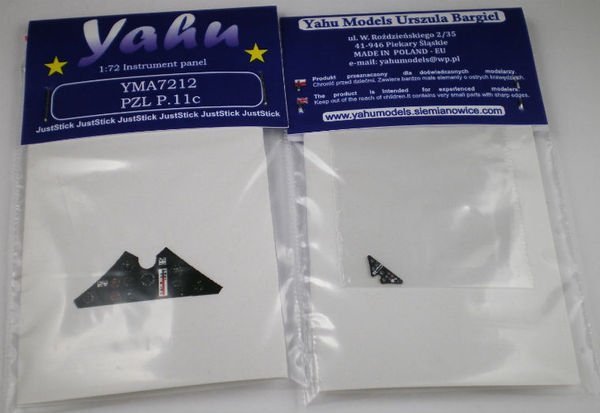 Yahu YMA7212 PZL P.11c (Azur / Heller / PZW) 1:72