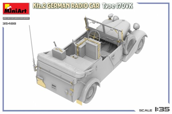 MiniArt 35488 Kfz.2 GERMAN RADIO CAR TYPE 170VK 1/35