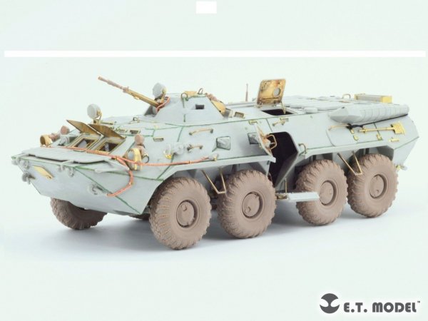 E.T. Model P35-120 Russian BTR-80/80A APC Sagged wheels (Wide) For TRUMPETER Kit 1/35