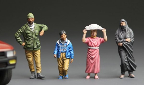 Meng Model HS-001 Middle Easterners (4 figures) 1/35