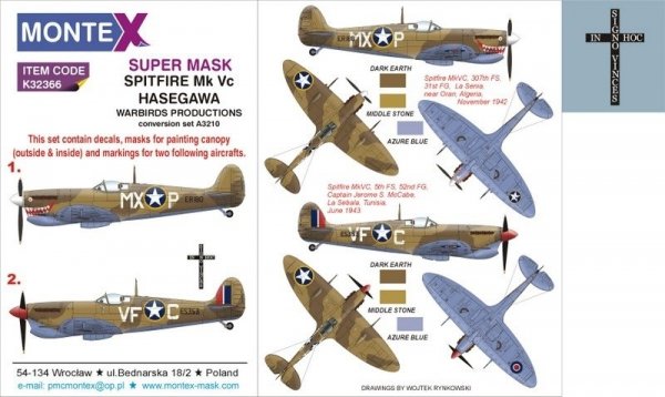 Montex K32366 SPITFIRE VC 1/32