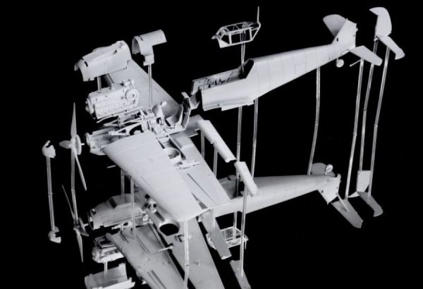 Dragon 5550 Bf109E-4 (WING TECH) - Warbirds 1/48