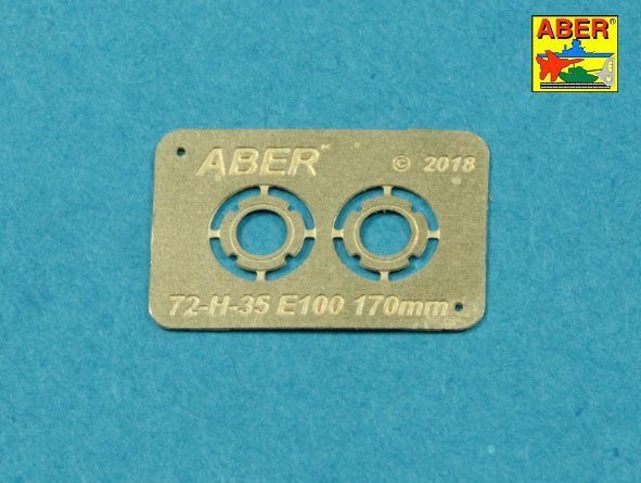 Aber 72L-67 170 mm A/T gun barrel for German Jagdpanzer E-100 (1:72)