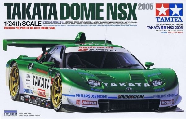 Tamiya 24291 Takata Dome NSX 2005 (1:24)