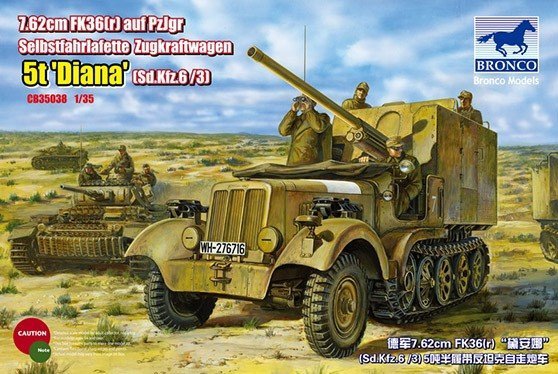 Bronco CB35038 Sd.Kfz.6 (5t) Diana  1:35
