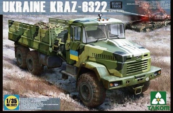 Takom 2022 Ukraine KrAZ-6322