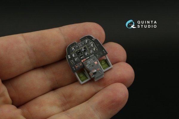 Quinta Studio QD32143 P-51D/K Mustang 3D-Printed &amp; coloured Interior on decal paper (Dragon) 1/32