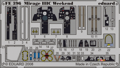 Eduard FE396 Mirage IIIC Weekend EDUARD 1/48